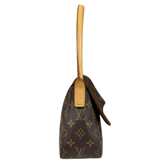 LOUIS VUITTON Authentic Brown Monogram Canvas Shoulder Bag - Picture 4 of 10